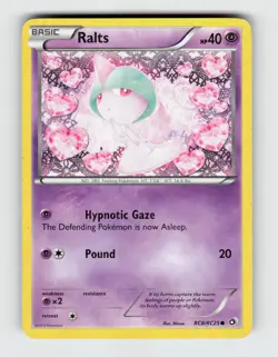 Ralts RC8/RC25 Holo Common Legendary Treasures: Radiant Collection Pokemon MP - Image 1
