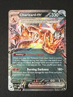 Charizard ex 196 Scarlet & Violet Black Star Promo Holo NM - Image 2
