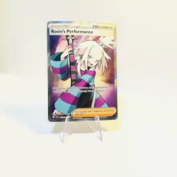 Pokemon TCG Roxie's Performance 112/086 Chaos Rising Full Art Holo NM - Image 1