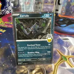 Zarude Pitch black promo gamestop NEW SEALED Good Centered! - Image 1