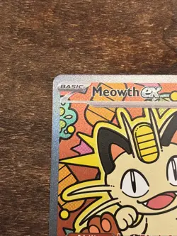 Pokemon Meowth ex 121/088 Me03: Perfect Order Holo GEM 💎 CLEAN - Image 2