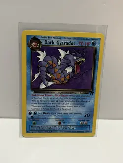 Pokemon TCG: Dark Gyarados 25/82 Pokemon Team Rocket Non-Holo Rare Nm - Image 1