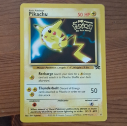 Pokemon TCG WotC Black Star Promo Pikachu #1 Rare Regular English 1999 50 HP - Image 1