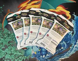 5x Pokemon evolving skies sleeved booster pack (Art Set +1) New/Sealed - Image 2