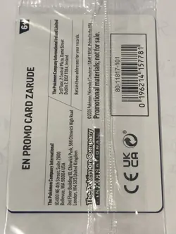 Zarude 056/084 Sealed GameStop Promo Pitch Black Cosmos Holo Pokemon TCG - Image 2