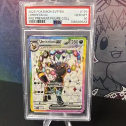2025 Pokemon SVP EN PRE Premium Fig. Coll. #176 Umbreon ex PSA 10 GEM MINT - Image 1