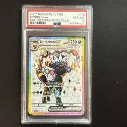 2025 Pokemon SVP EN PRE Premium Fig. Coll. #176 Umbreon ex PSA 10 GEM MINT - Image 2