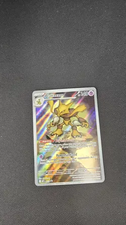 Pokemon TCG Alakazam 009 Mega Evolution Black Star Promo Holo - Near Mint / NM - Image 1