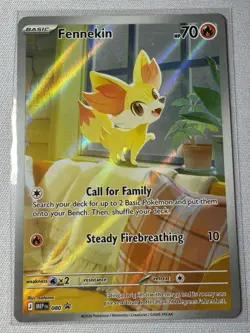 Fennekin 080 Mega Evolution Promo Chaos Rising Holo English Pokemon TCG 70 HP - Image 1