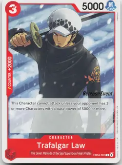 Trafalgar Law EB04-005 One Piece Adventure on Kami's Island Release Event - NM - Image 1