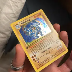 Pokemon TCG Machamp 8/102 1st Edition Holo Rare WOTC Vintage 1999 Base Set MP - Image 3