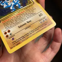 Pokemon TCG Machamp 8/102 1st Edition Holo Rare WOTC Vintage 1999 Base Set MP - Image 5