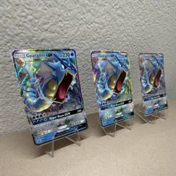 Pokemon TCG Gyarados GX SM212 Holo Promo English Card Lot of 3 - Image 2