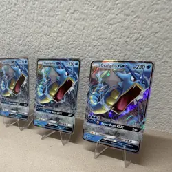 Pokemon TCG Gyarados GX SM212 Holo Promo English Card Lot of 3 - Image 3