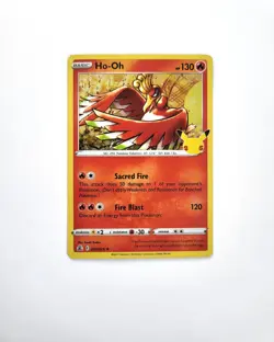 Pokemon TCG - Ho-Oh 001/025 - Celebrations - Holo Rare - Pack Fresh - Image 1