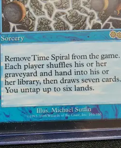 Magic The Gathering Card Time Spiral - Image 3