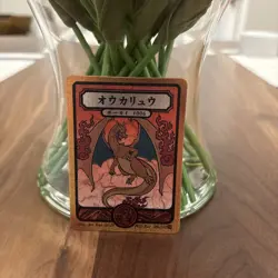 Charizard (SR) Pokai Gaku Pokemon Inspired Art Yeuh Fan Art Card - Image 4