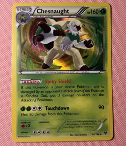 Chesnaught 14/146 XY Base Set Pokemon Card TCG - Image 1