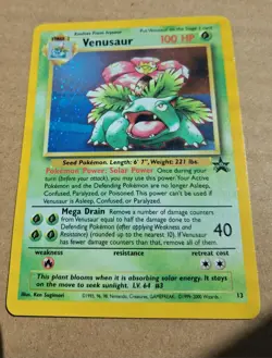 Venusaur Black Star Promo Card #13 Pokemon - Wizards of the Coast. NM / LP - Image 1