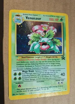 Venusaur Black Star Promo Card #13 Pokemon - Wizards of the Coast. NM / LP - Image 2