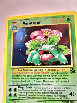 Venusaur Black Star Promo Card #13 Pokemon - Wizards of the Coast. NM / LP - Image 3