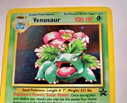 Venusaur Black Star Promo Card #13 Pokemon - Wizards of the Coast. NM / LP - Image 4