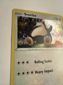 Snorlax 140/202 Cosmos Holo Rare 2020 Pokemon Sword & Shield Card - Image 4