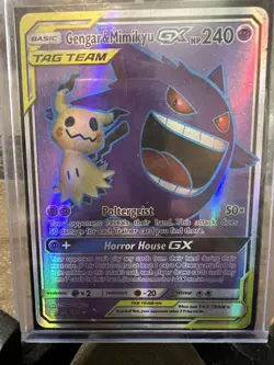 Gengar & Mimikyu GX (Full Art) 164/181 Sm-Team Up Holo Rare - Image 2