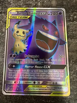 Gengar & Mimikyu GX (Full Art) 164/181 Sm-Team Up Holo Rare - Image 5