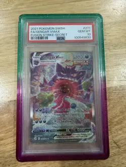 Gengar VMAX Alt Art 2021 Pokemon SWSH Fusion Strike 271/264 Alternate Art PSA 10 - Image 1