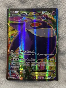 Gengar EX Full Art Ultra Rare Holo 114/119 XY Phantom Forces Basic HP 170 - Image 1