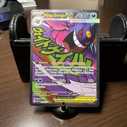 Pokemon TCG Holo Ultra Rare Full Art Mega Gengar EX Ascended Heros NM/MT - Image 1