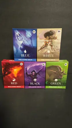 MAGIC THE GATHERING 2024 WELCOME DECK SET OF 5 NIB NEVER OPENED - Image 1