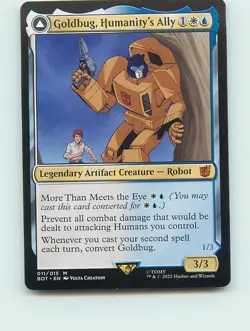 Goldbug, Humanity's Ally - M11 - MTG - Universes Beyond: Transformers (BOT) - Image 1