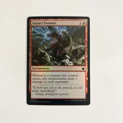 Impact Tremors - MTG - Foundations - NM Foil - Image 1