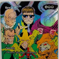 Magic The Gathering Hex Marvel Secret Lair Foil M 0017 Sinister Six Spider-Man - Image 1