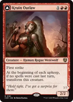 MTG Foil - Kruin Outlaw - 161 / NM / English - Image 1