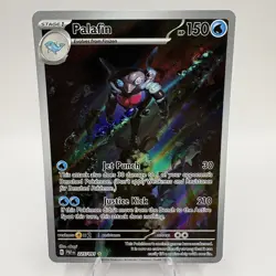 Pokemon Card Palafin 225/091 Paldean Fates Illustration Rare NM - Image 1