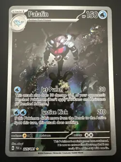 Palafin - 225/091 - Illustration Rare - Paldean Fates - NM/M - Pokemon Card - Image 1