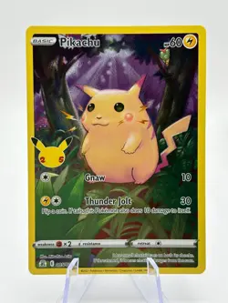 Pokemon TCG Celebrations- Pikachu 005/025 Holo Rare LP (2) - Image 1
