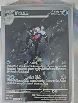 Pokemon TCG Palafin 225/091 Paldean Fates Illustration Rare Holo NM/M - Image 1