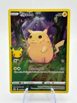 Pokemon TCG Celebrations- Pikachu 005/025 Holo Rare LP (1) - Image 1