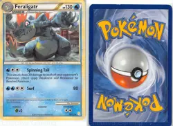 Feraligatr 20/123 Rare HeartGold & SoulSilver Pokemon LP kawayoo - Image 3