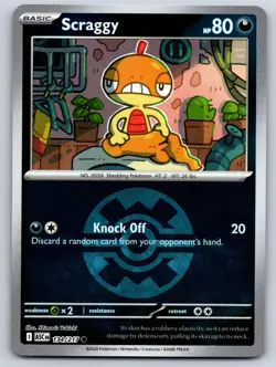 Scraggy (Quick Ball) 134/217 Pokemon Ascended Heroes Reverse Holo NM/LP - Image 1