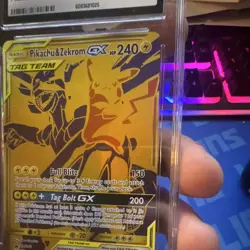 The Pokemon Company Pikachu & Zekrom GX SM248 CGC 10 TAG TEAM Holo Promo Eng - Image 2