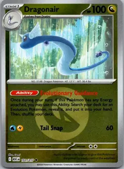 Dragonair (Energy Symbol Pattern) 151/217Ascended Heroes Pokemon Reverse Holo NM - Image 1