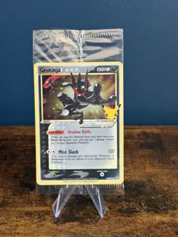 Greninja Gold Star Pokemon TCG SWSH144 25th Celebrations *Sealed* - Image 1