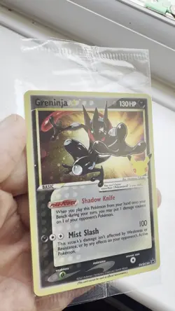 Greninja Gold Star Pokemon TCG SWSH144 25th Celebrations *Sealed* - Image 2