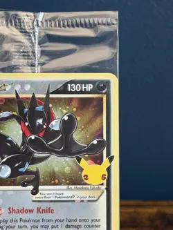 Greninja Gold Star Pokemon TCG SWSH144 25th Celebrations *Sealed* - Image 4