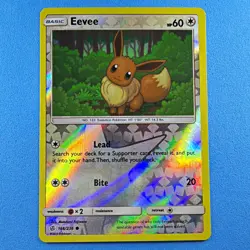 The Pokemon Company Eevee 166/236 Reverse Holo Cosmic Eclipse EN 2019 60 NM - Image 1